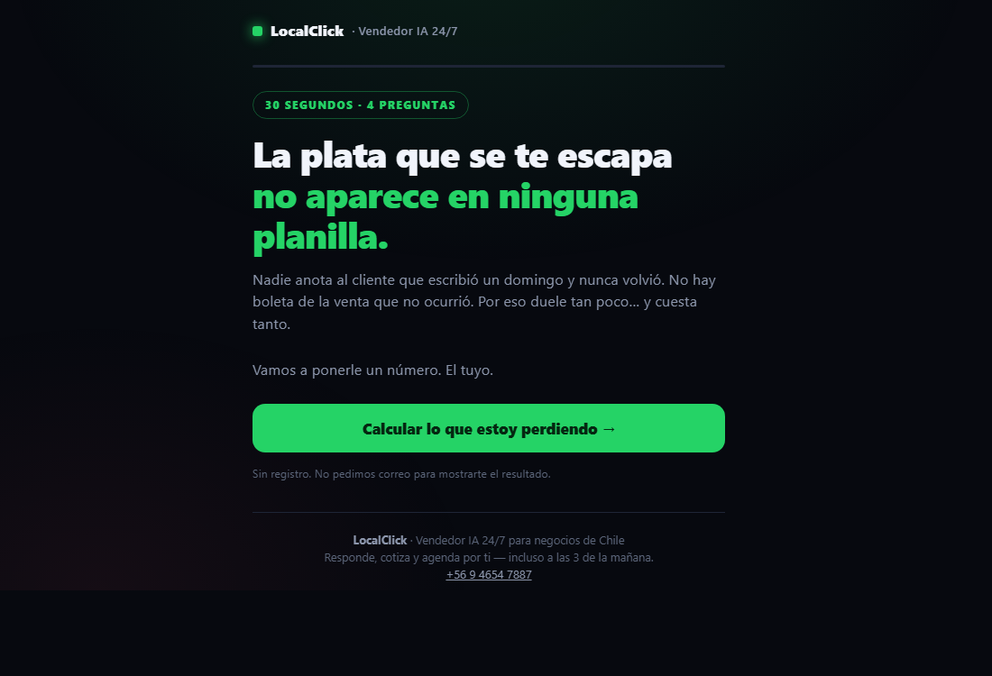 Calculadora de la Fuga